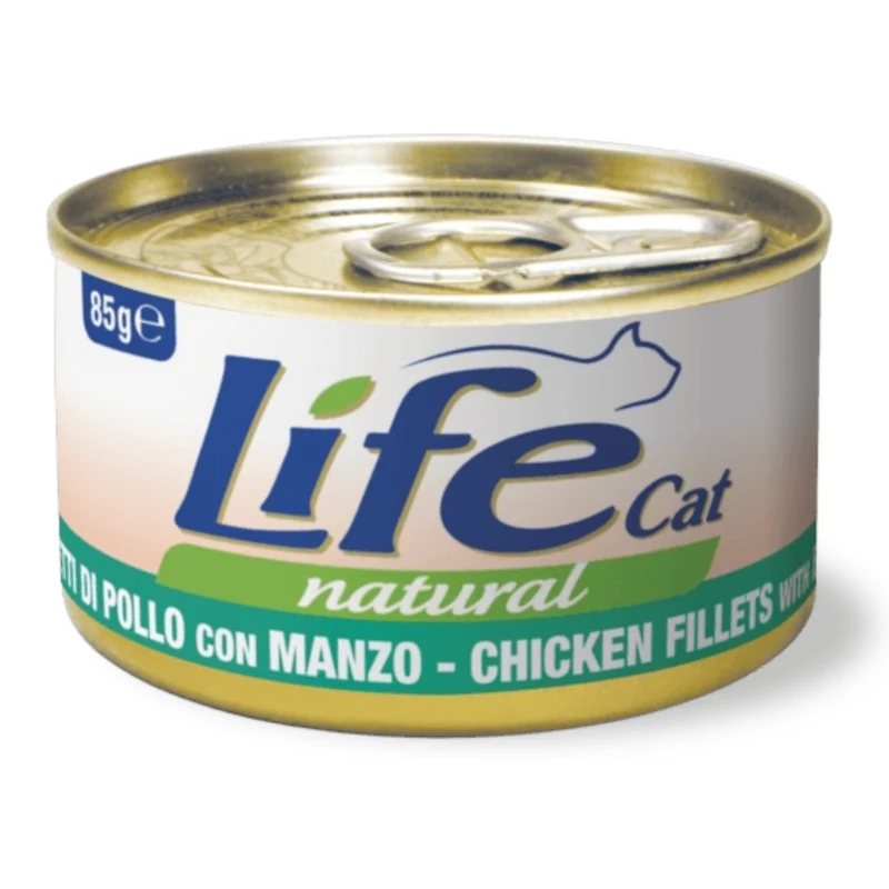 LIFE Cat Pollo con Manzo 85gr