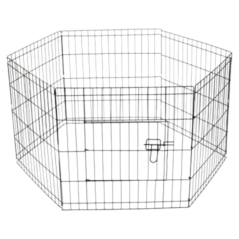 LEOPET Gabbia Recinto a 6 Pannelli con Porta