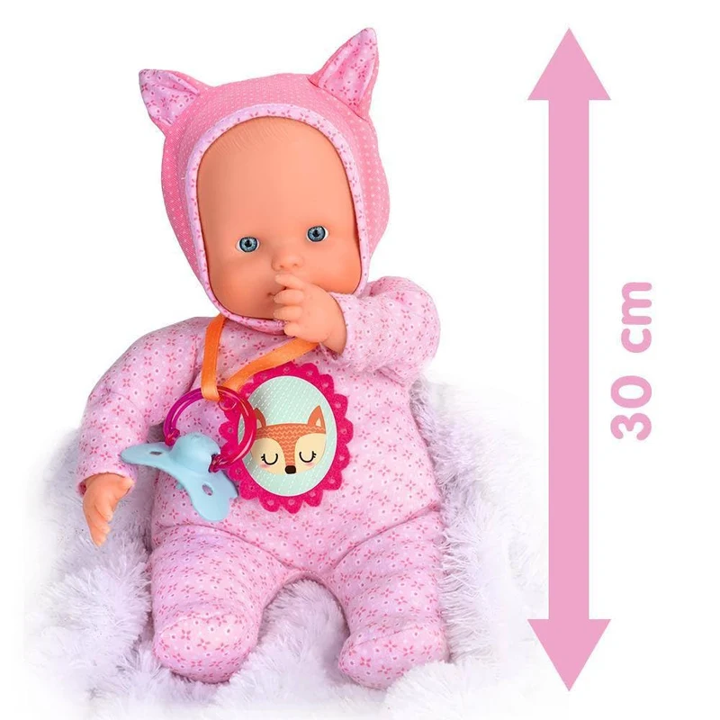 Nenuco - Blandito 5 Funzioni Rosa, Emette Suoni di Ciuccio e Succhiamento del Pollice come un Vero Bambino, Ride, Piange, Dice Mamma e Papà. Regalo per Bambini da 1 a 3 Anni FAMOSA (700014781)