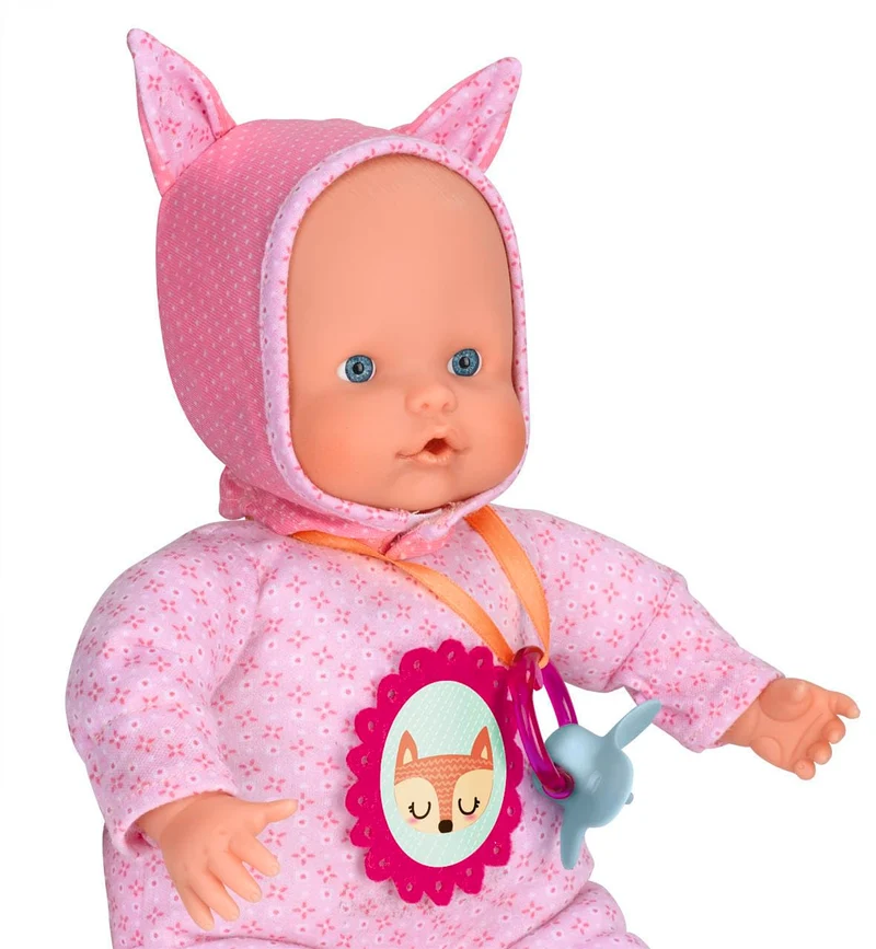 Nenuco - Blandito 5 Funzioni Rosa, Emette Suoni di Ciuccio e Succhiamento del Pollice come un Vero Bambino, Ride, Piange, Dice Mamma e Papà. Regalo per Bambini da 1 a 3 Anni FAMOSA (700014781)