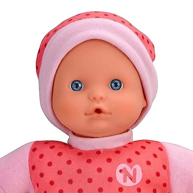 Nenuco- Bambola morbida 3 funzioni, emette suoni da bambino, per bambini/e da 10 mesi, Famosa 700014881