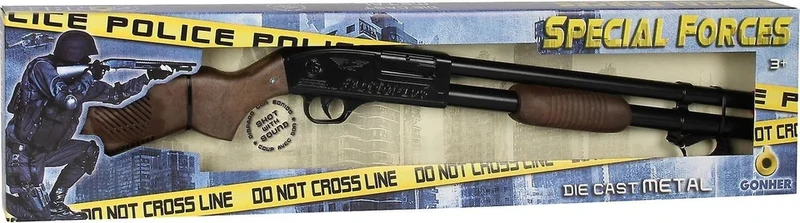 Fucile a pompa giocattolo fucile sonoro polizia Mossberg 500 metallo e plastica