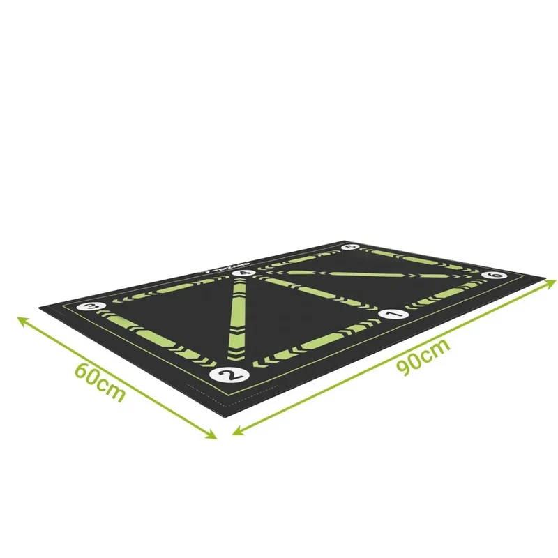 Tappeto Allenamento Calcio 60x90 Tappetino Dribbling Controllo + Pallone e sacca