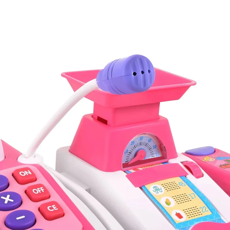 Registratore di Cassa Giocattolo Bambini Supermercato Elettronico luci e suoni