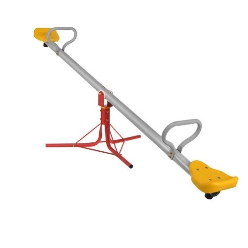 Altalena da giardino per bambini, 2 in 1, in metallo, per esterni, con pendolo a 360°
