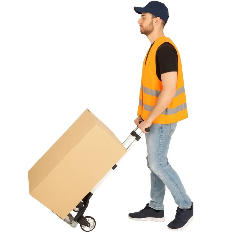 Carrello da trasporto pieghevole in alluminio carico massimo fino a 70 kg