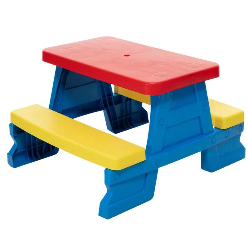 Set tavolo e panche da giardino per bambini