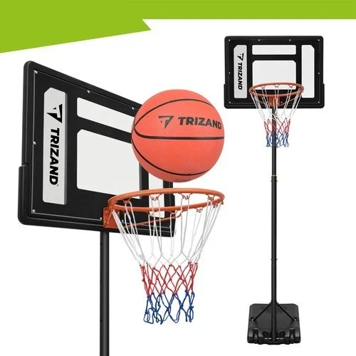 Canestro da basket con piantana altezza regolabile