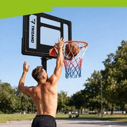Canestro da basket con piantana altezza regolabile