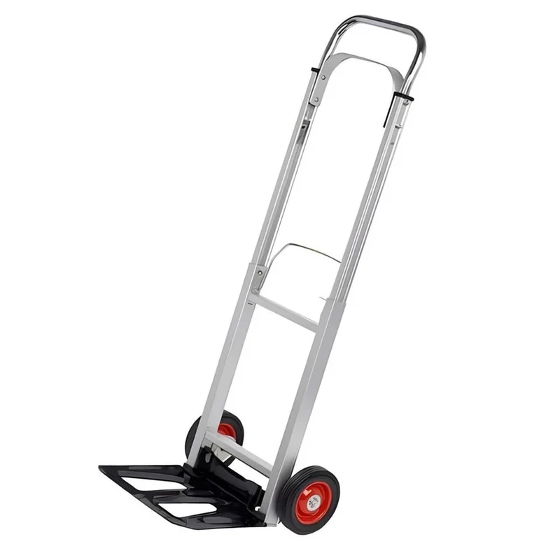 Carrello portapacchi pieghevole in alluminio per magazzino, portata 90 kg