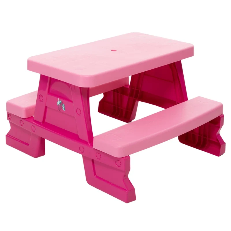 Set tavolo e panche da giardino per bambini