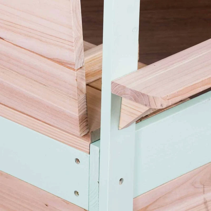 SABBIERA per bambini sabbiera in legno con tettoia e panche
