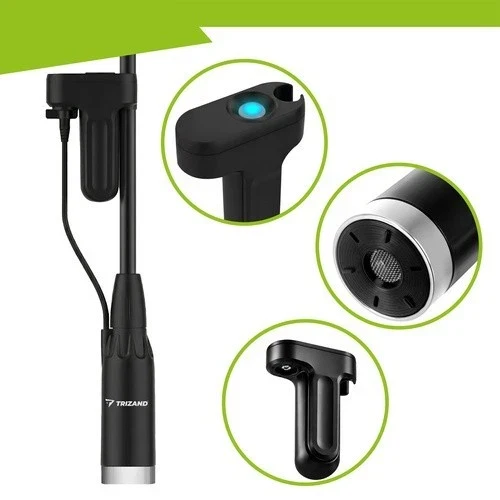 Doccia portatile da campeggio con pompa da 2200 mAh, wireless USB, impermeabile