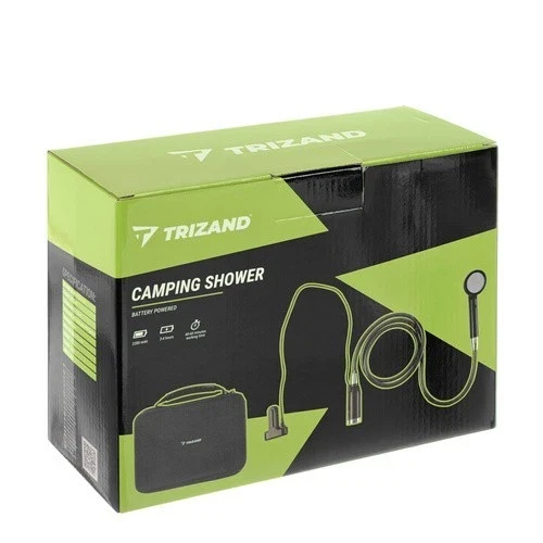 Doccia portatile da campeggio con pompa da 2200 mAh, wireless USB, impermeabile