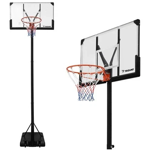 Canestro da basket con piantana altezza regolabile