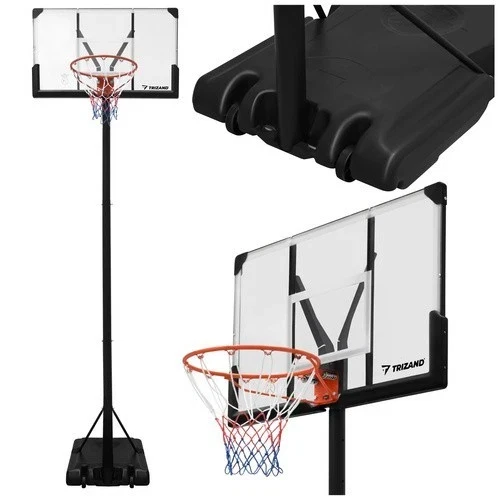 Canestro da basket con piantana altezza regolabile