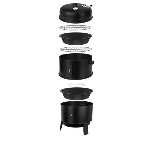 Barbecue da giardino con copertura 44x80x42cm