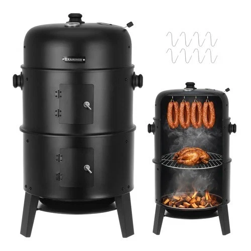Barbecue da giardino con copertura 44x80x42cm