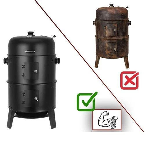 Barbecue da giardino con copertura 44x80x42cm