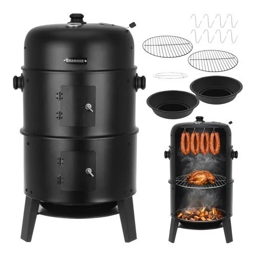 Barbecue da giardino con copertura 44x80x42cm