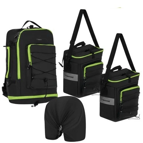 Borsa da bici impermeabile da 65 litri, zaino 3 in 1