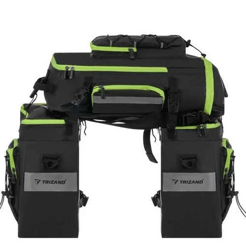 Borsa da bici impermeabile da 65 litri, zaino 3 in 1
