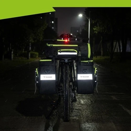 Borsa da bici impermeabile da 65 litri, zaino 3 in 1