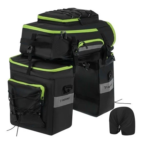 Borsa da bici impermeabile da 65 litri, zaino 3 in 1