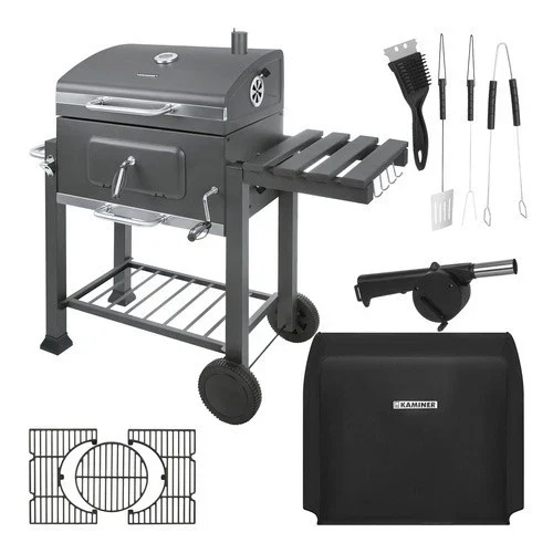 Grande barbecue a carbonella da giardino+ accessori