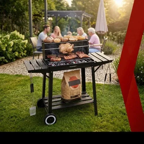 Grande barbecue a carbonella da giardino