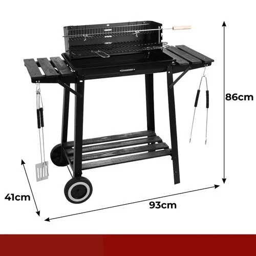 Grande barbecue a carbonella da giardino