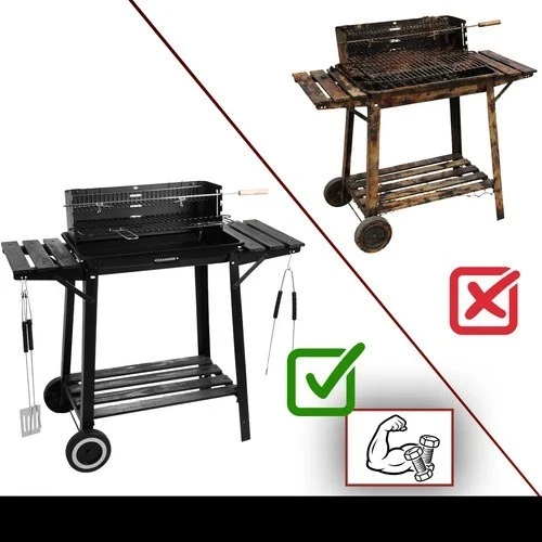 Grande barbecue a carbonella da giardino