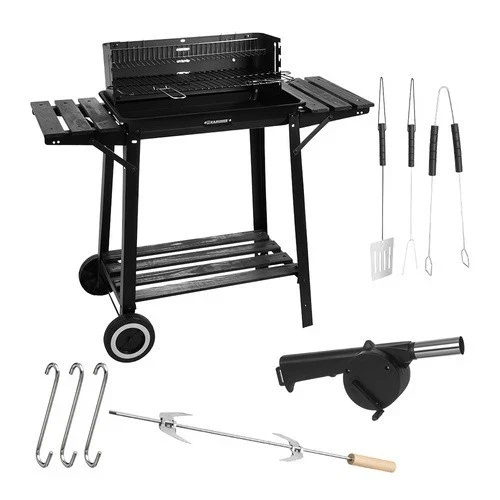 Grande barbecue a carbonella da giardino