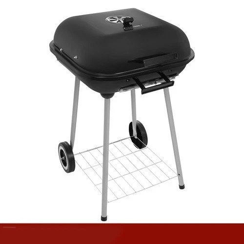 rande barbecue per carbone e carbonella da giardino con coperchio