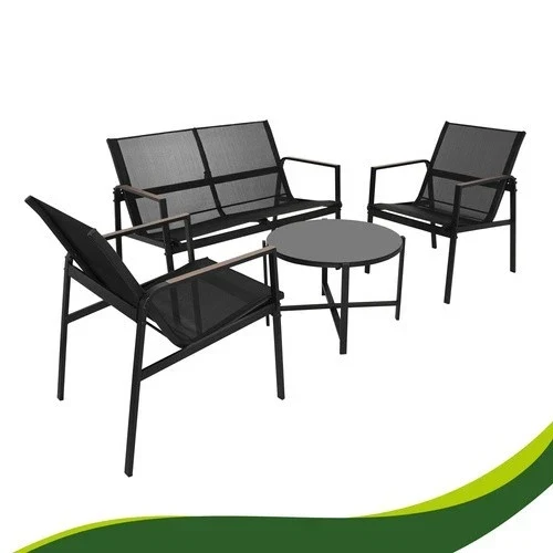 Set mobili da giardino, balcone, terrazzo, set tavolo, sedie, divano 2 posti