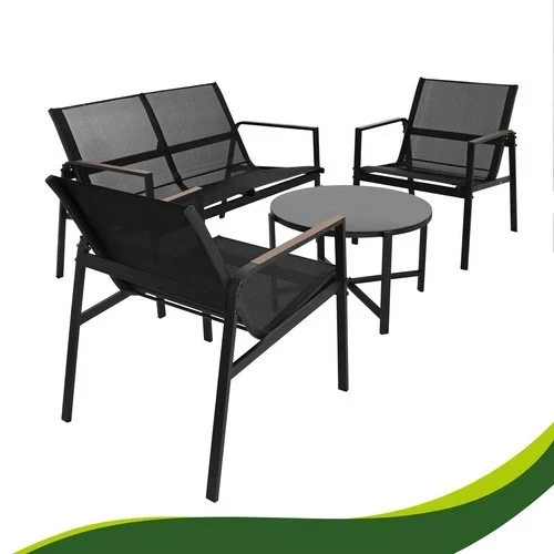 Set mobili da giardino, balcone, terrazzo, set tavolo, sedie, divano 2 posti