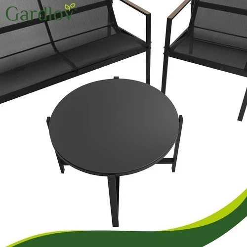 Set mobili da giardino, balcone, terrazzo, set tavolo, sedie, divano 2 posti