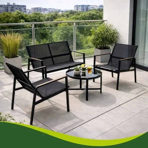 Set mobili da giardino, balcone, terrazzo, set tavolo, sedie, divano 2 posti