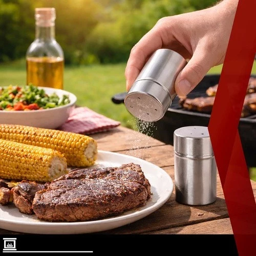 Set per barbecue, accessori, utensili per grigliare, posate per grigliare, con Valigetta