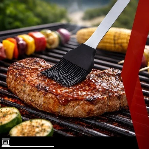 Set per barbecue, accessori, utensili per grigliare, posate per grigliare, con Valigetta