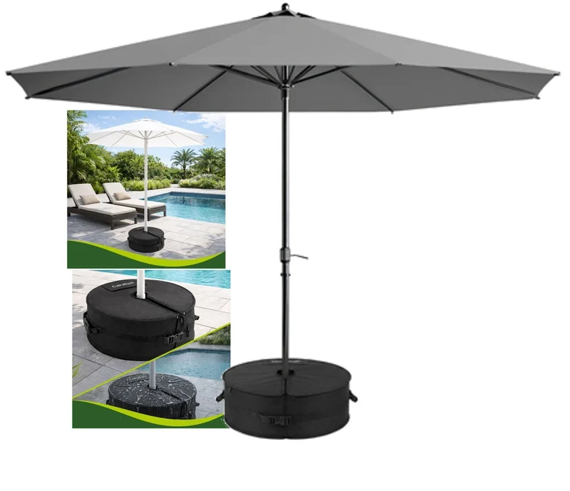 base per ombrellone da riempire con sabbia base impermeabile ombrellone giardino