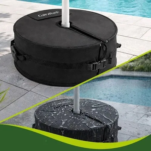 base per ombrellone da riempire con sabbia base impermeabile ombrellone giardino