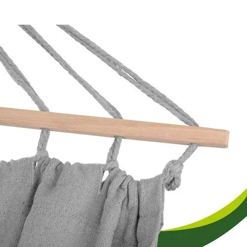 Amaca da giardino doppia XXL su telaio 200x150 cm 250 kg con barre distanziatrici