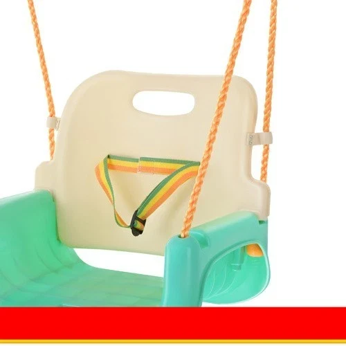 Altalena per bambini 3 in 1, colorata, con corde, per casa e giardino