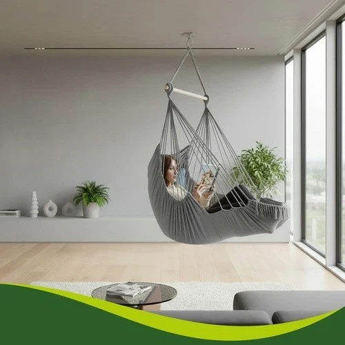 Sedia sospesa da giardino - altalena "nido di cicogna" giardino 2 in 1