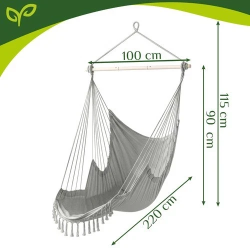Sedia sospesa da giardino - altalena "nido di cicogna" giardino 2 in 1