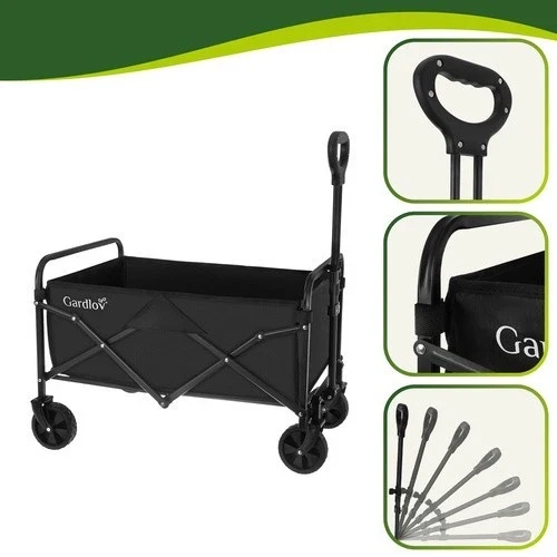 Carrello da trasporto pieghevole per giardino/spiaggia