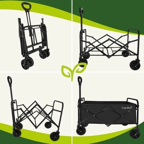 Carrello da trasporto pieghevole per giardino/spiaggia