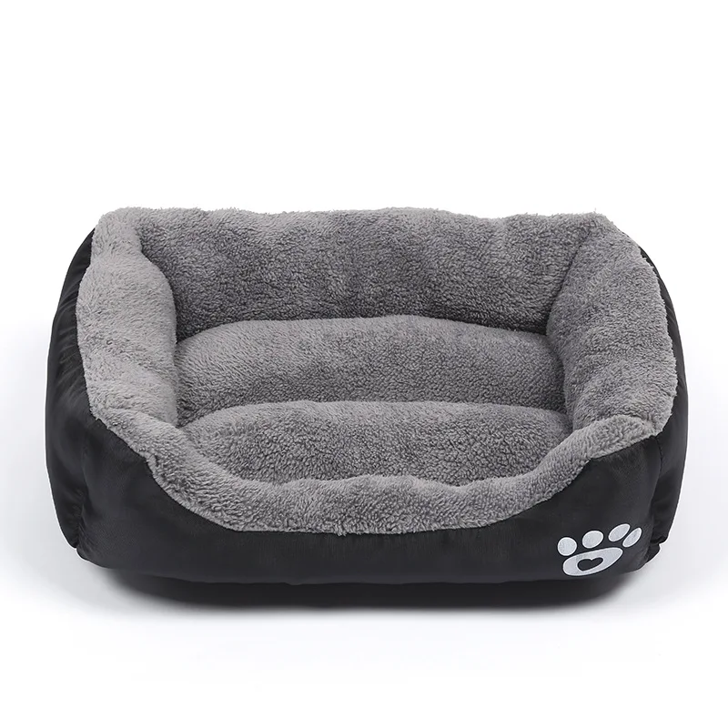 S-3XL Dogs Bed Cat Bed for Small Medium Large Dogs Big Basket Pet House Waterproof Bottom Soft Fleece Warm Cat Bed Sofa House