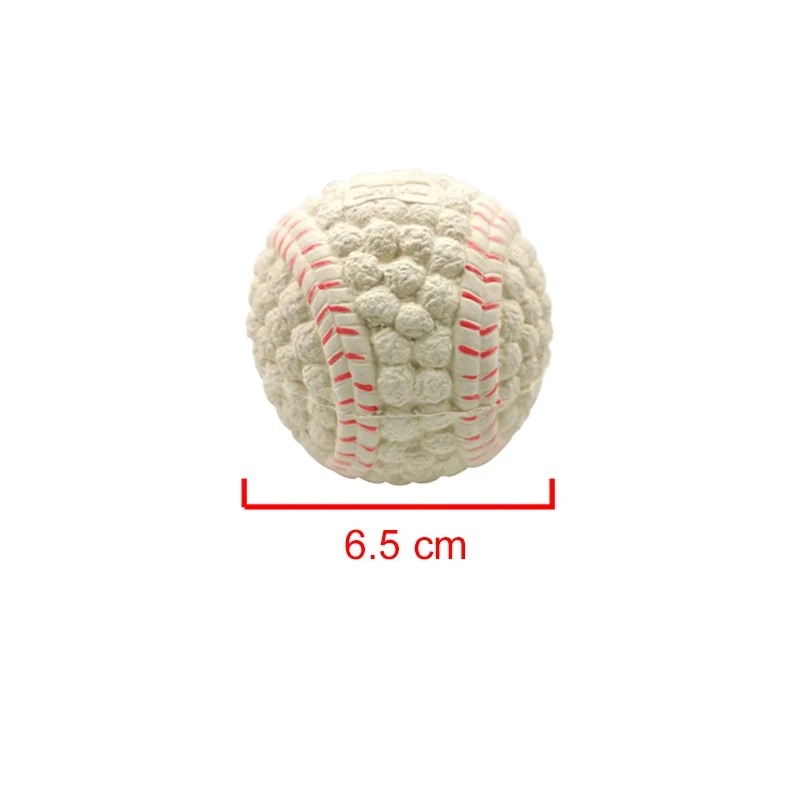 Soft Pet Ball Squeaky Toy For Small Large Dog Rugby Tennis Volleyball Football Basketball Latex Tooth Cleaning Training Toys